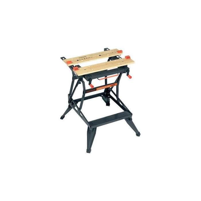 Black+Decker Wm550 Bancos De Trabajo Negro/Marrón, Acero, Madera, Negro, 472 Mm