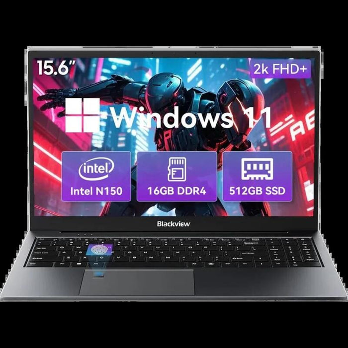 Blackview Acebook 8, 15,6 " Full-Hd, Intel Twin Lake N150, 16 Gb Ram, 512 Gb Ssd, Uhd Graphics, Windows 11 Home - Ordenador Portátil - Desprecintado