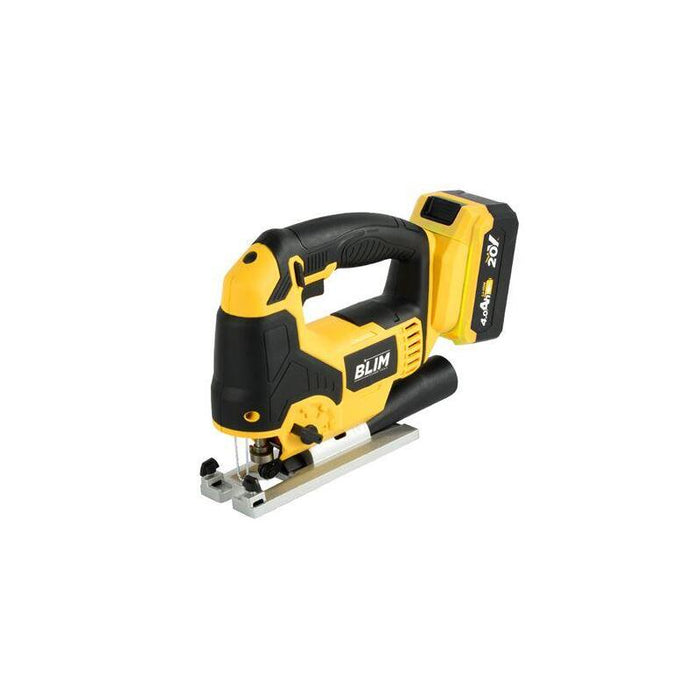 Blim Sierra De Calar A Bateria 20v 4.0ah -  Velocidad Sin Carga 0-2400rpm - Base De Aluminio - Empuñadura Ergonomica - Laser/Led Incorporado