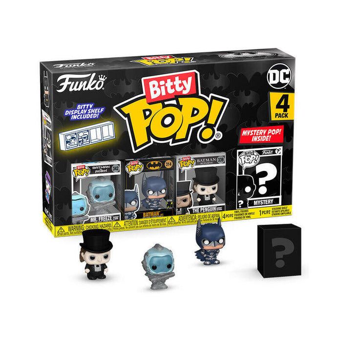 Blister 4 Figuras Bitty Pop Dc Comics Batman 85th Anniversary Mr. Freeze