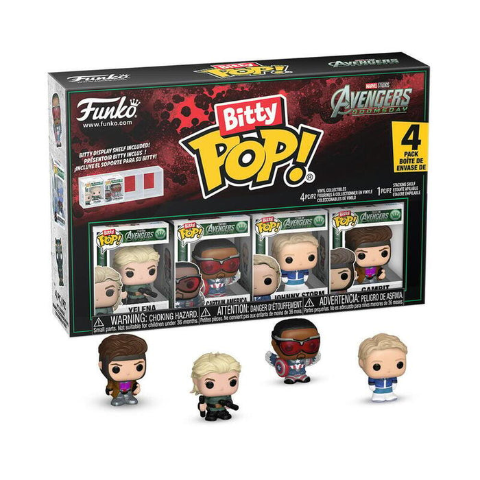 Blister 4 Figuras Bitty Pop Marvel Studios Avengers Doomsday