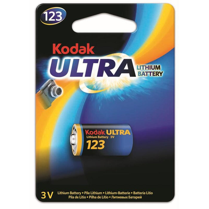 Blister Kodak Pila Mando Litio Ultra 123