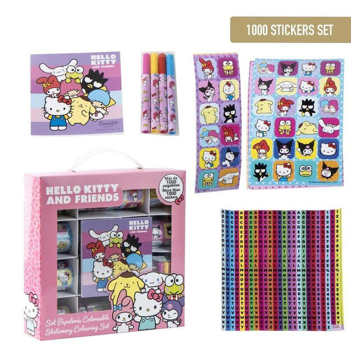 Blister Pegatinas Hello Kitty And Friends 1000pzs