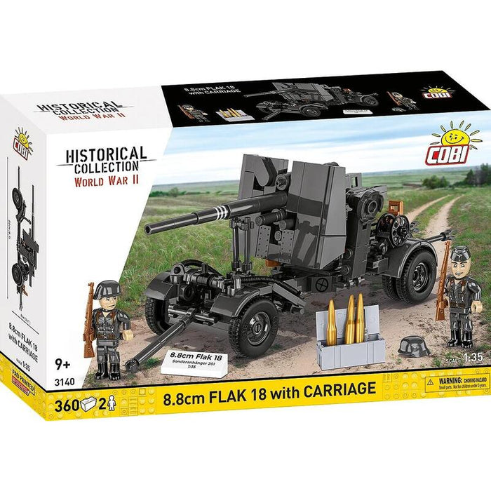 Bloques 8.8 Cm Flak Con Carrito 360 Bloques