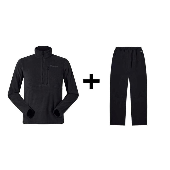 Bluza Berghaus Prism Pt Hz  Roz. L Negro + Berghaus Hillwalker Ovrtrs Am Blk/Blk Roz. L