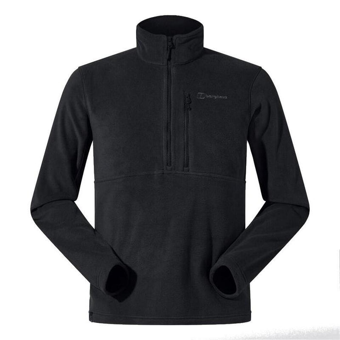 Berghaus Prism Half Zip Polartec® Fleece - Sudadera Polar Para Hombre, Talla M (Negro)