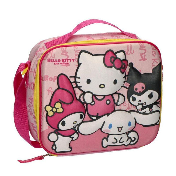 Bolsa Portameriendas 3d Hello Kitty And Friends