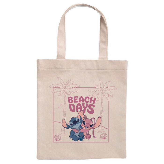 Bolsa Shopping Beach Days Angel & Stitch Disney