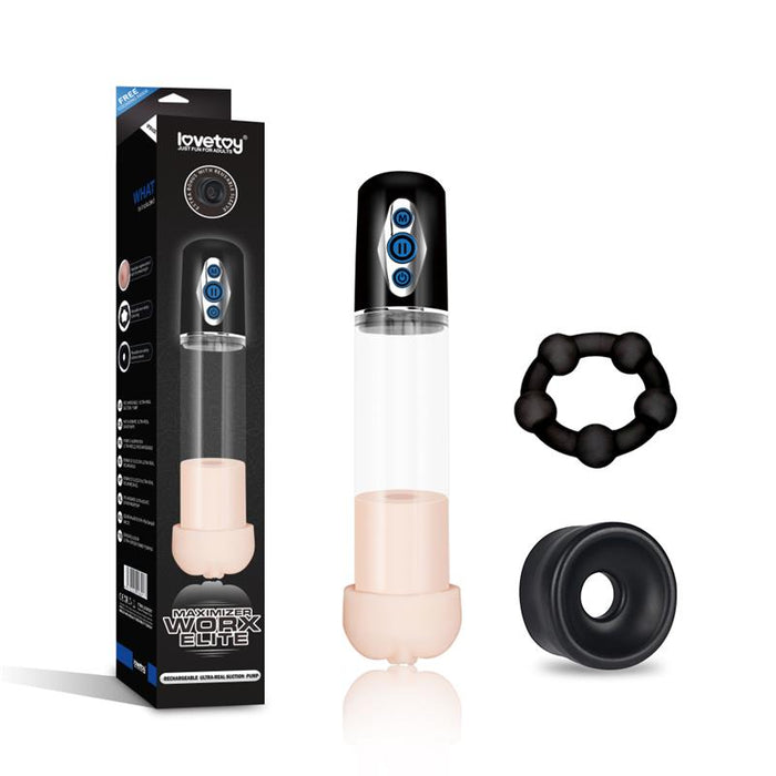 Bomba Para El Pene Automática Maximizer Worx Elite Usb Vagina