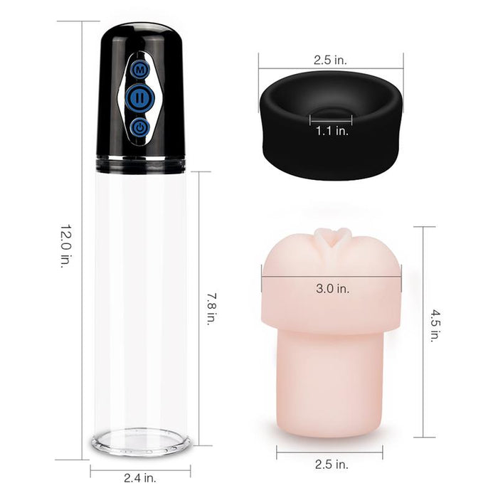Bomba Para El Pene Automática Maximizer Worx Elite Usb Vagina