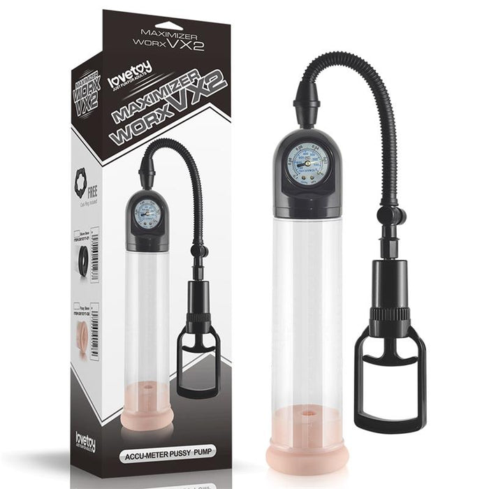 Bomba Para El Pene Con Válvula De Presión Maximizer Worx Vx2 Vagina