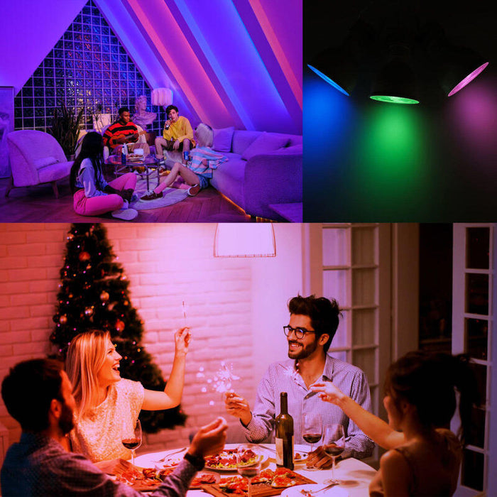 Bombilla Inteligente Yeelight Smart Bulb W1 (Dimmable)/ Casquillo Gu10/ 4.5w/ 350 Lúmenes/ 2700k-6500k/ Pack De 4 Uds