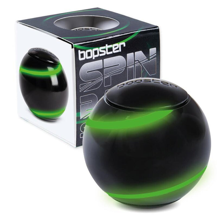 Bopster - Fidget Spinner Ball - Black&Green-Glow In The Dark