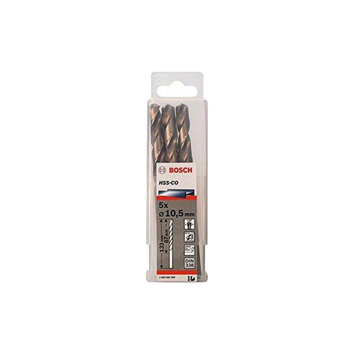 Bosch Broca De Metal Hss-Co, Din 338, Ø 10,5mm 2608585900