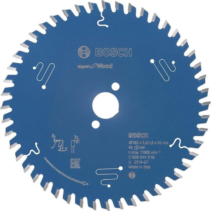 Bosch Hoja De Sierra Circular Expert Para Madera, 160mm 2608644018