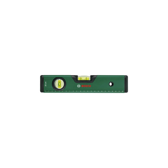 Bosch Home Improvement & Garden Nivel De Burbuja Para Bricolaje 25 Cm Verde, Con Ranura En V Y Base Fresada Plana 1600a032v5