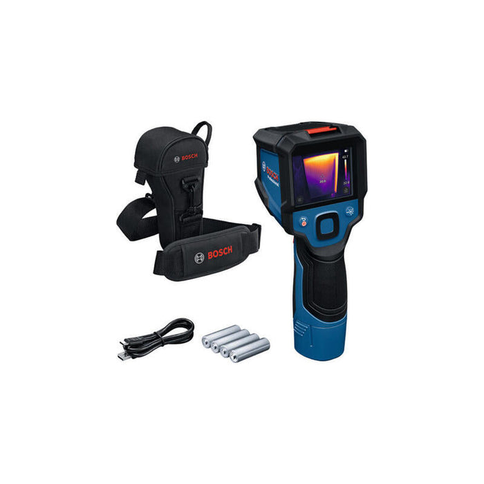 Cámara Termográfica Bosch Professional  Inalámbrica Gtc 12v-450-13 Professional, Detector Térmico Azul/Negro, Sin Batería Ni Cargador, En Bolsa De Herramientas 0601083901