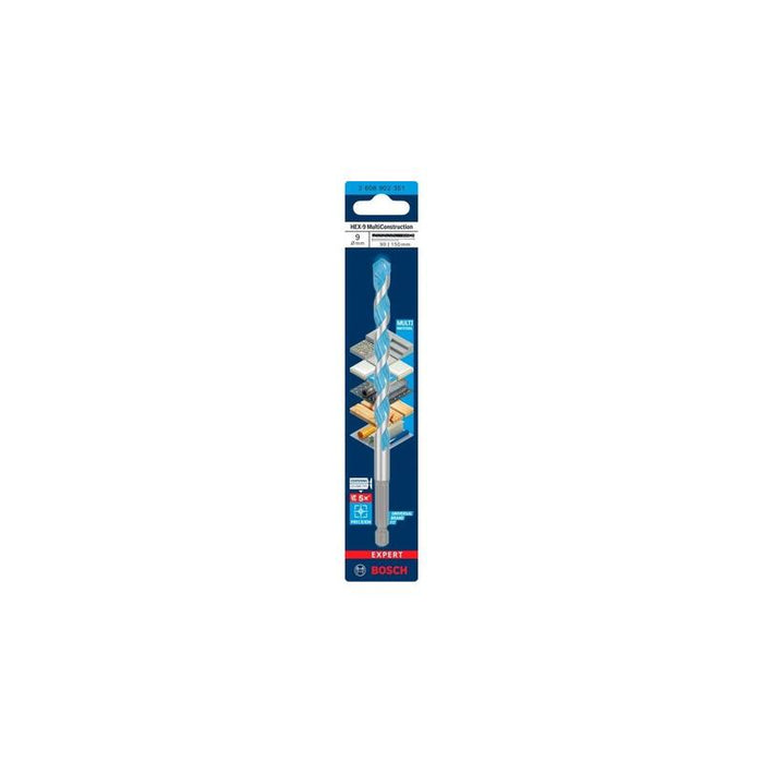 Bosch Professional Expert Hex-9, Ø 9 Mm, Longitud Útil 90 Mm 2608902351