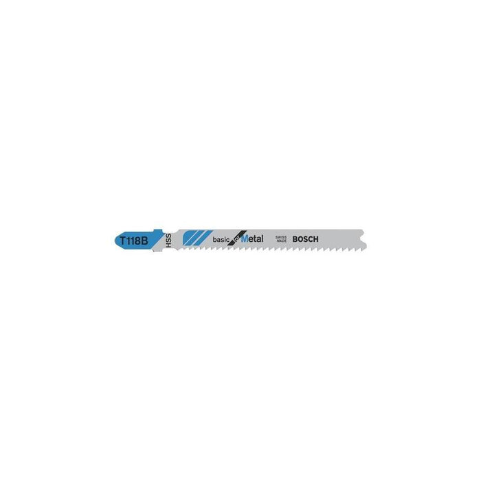 Bosch Professional Hoja De Sierra De Calar T 118 B Basic Para Metal, 92mm 100 Piezas 2608631965
