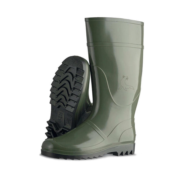 Bota De Agua Caña Alta Color Verde Oliva Talla 47