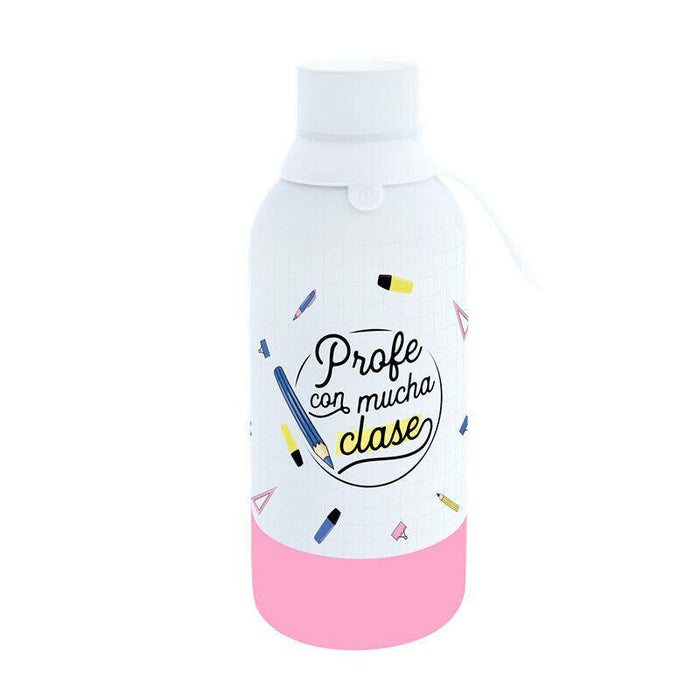 Botella Termica - Profe Con Mucha Clase 500ml