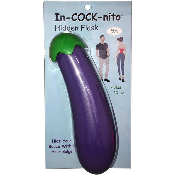 Bottela En Forma De Berenjena In-Cock-Nito Flask