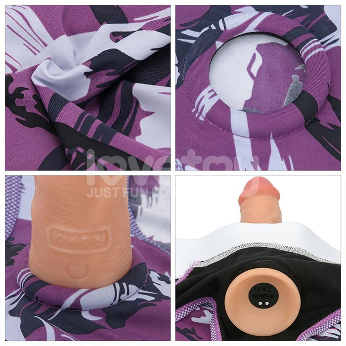 Braguitas-Arnés Violeta Talla (Interno):Xl-Xxl
