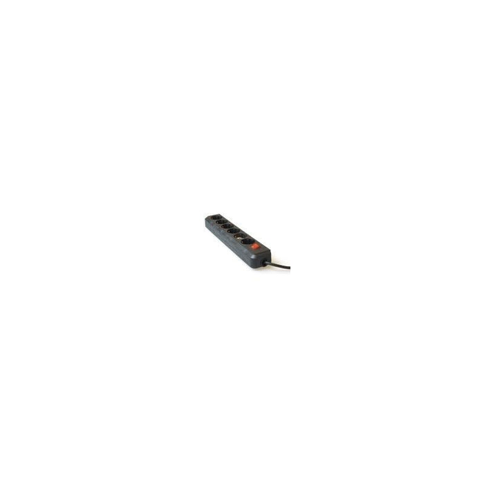 Brennenstuhl Regleta 6 Tomas Eco-Line 1.50m Negro
