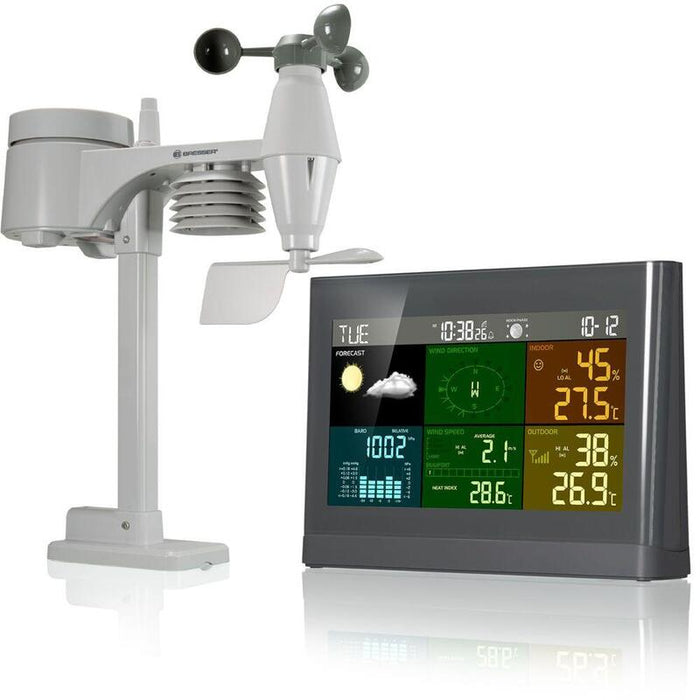 Bresser Wetter Center 5-In-1 Comfort Grey