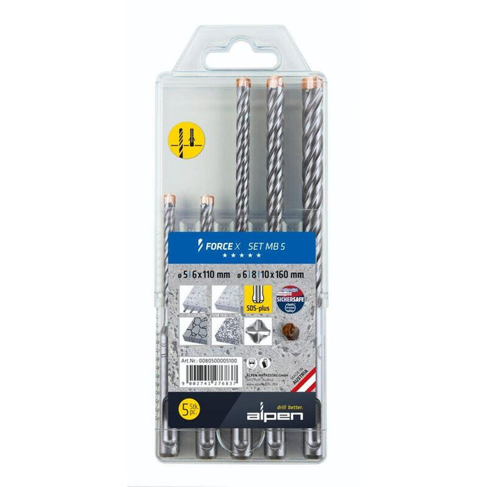 Broca Alpen Satz Sds+ Force X Mb 5 (805+815)
