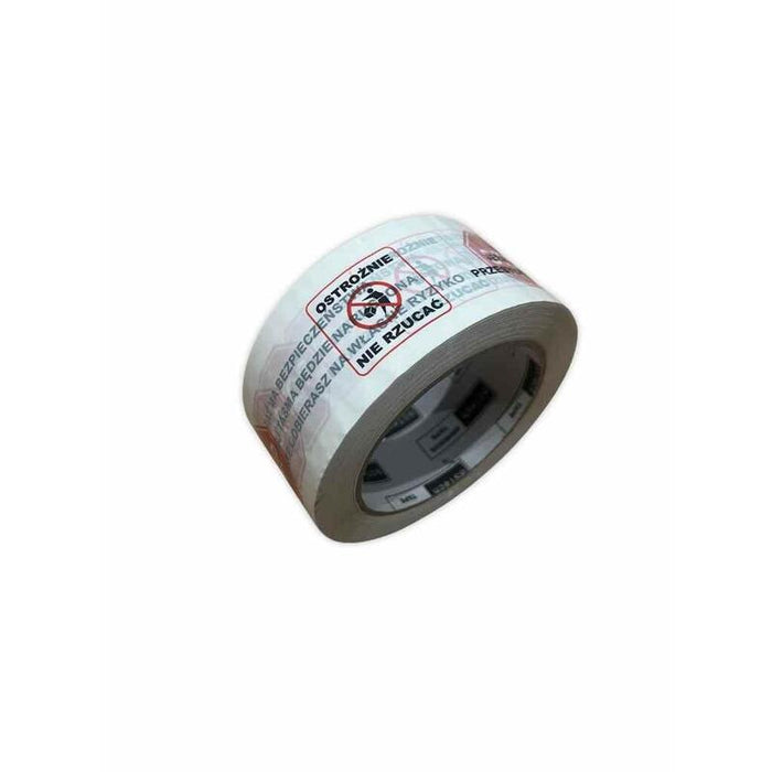 Bstech Cinta Adhesiva Impresa 48 Mm X 100 M «Stop Cinta De Seguridad» 6 Uds.