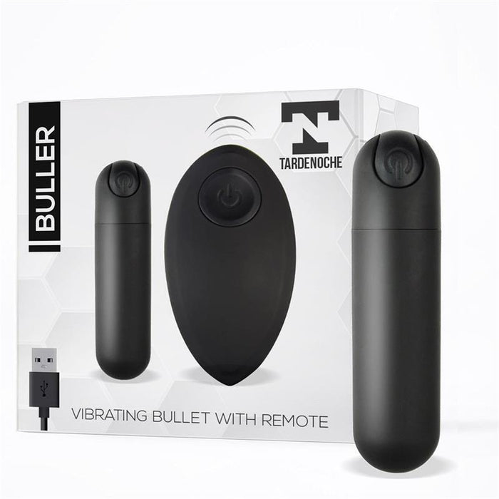 Buller Bala Vibradora Control Remoto Usb Negro