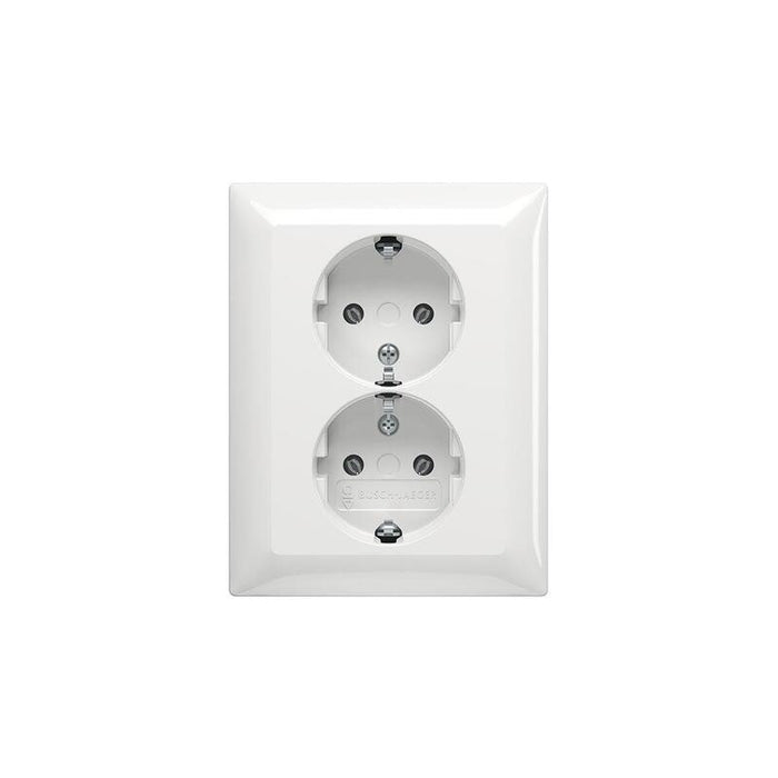 Busch Jaeger Bj 202 Euj-914 Schuko® Doble Toma De Corriente. Volle Cubierta