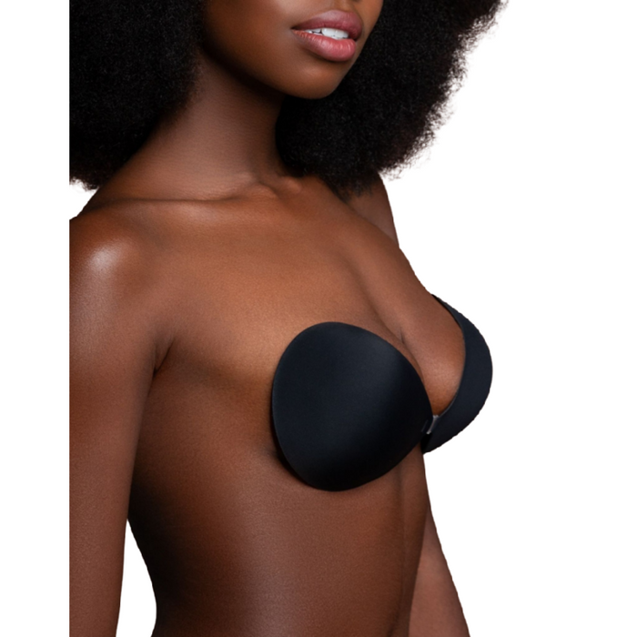 Bye-Bra - Sujetador Invisible Negro Copa B