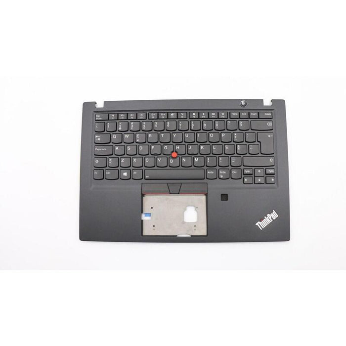 C-Cover Portuguese W/ Backlit  Kbd And Fpr, Black