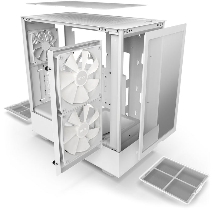 EAN 5056547203560 - NZXT H5 Flow RGB Midi Tower Blanco imagen 5