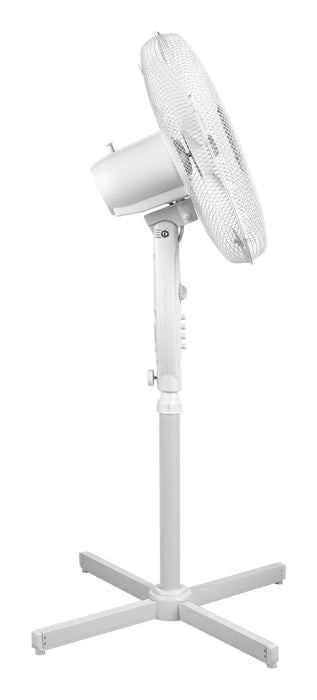 Ventilador De Pie Teesa Tsa8021 Con Temporizador, Blanco