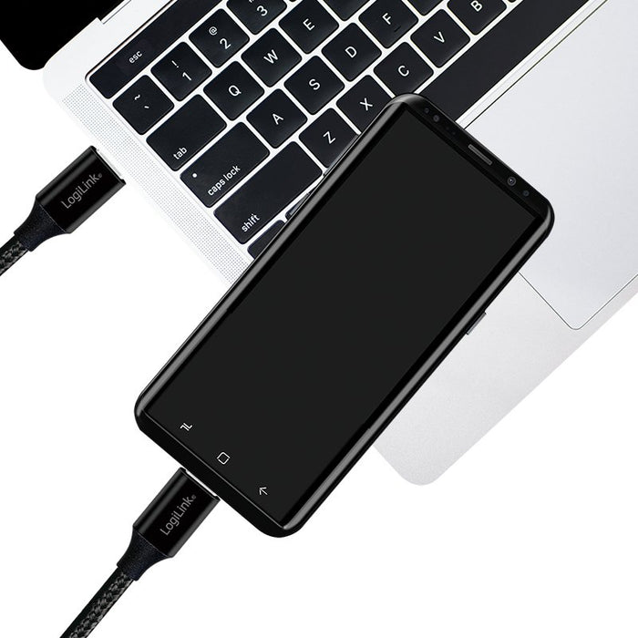 EAN 4052792052817 - LogiLink CU0154 cable USB USB 2.0 1 m USB C Negro imagen 4