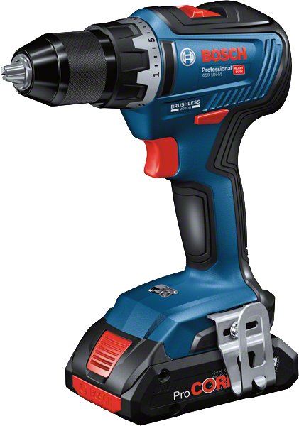 Juego Combinado Bosch Professional 18v: Gsr 18v-55 + Gws 18v-7 + Gbh 18v-22, Juego De Herramientas Azul, 2x Batería Procore18v 4.0ah, Bolsa De Herramientas