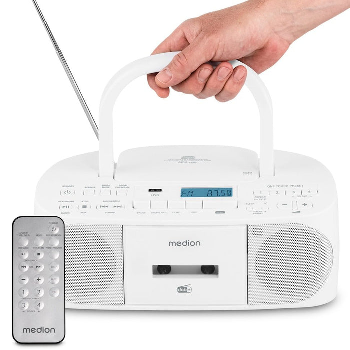 Medion® Life® Drx-1 Plus Boombox Weiss