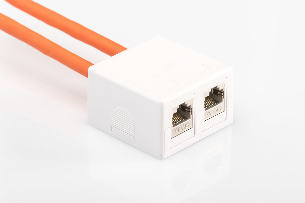 EAN 4016032180135 - Digitus AT-AG 302A-WH caja de tomacorriente RJ-45 Blanco imagen 3