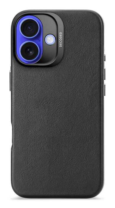 Decoded Leather Backcover Iphone 16 Black