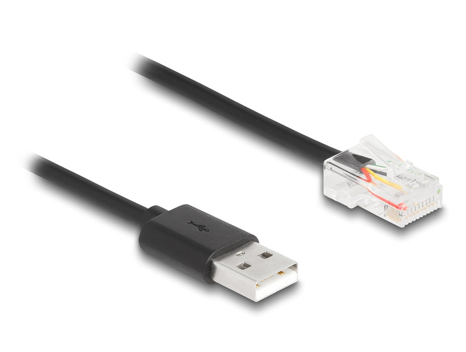 Delock Cable De Comunicación Sai Usb 2.0 Tipo-A A Usb Rj50 2 M