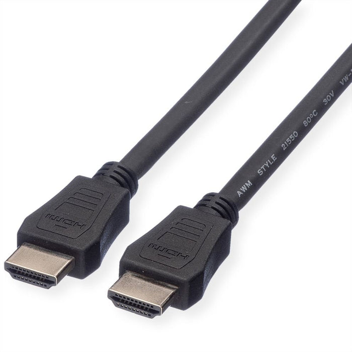 Value Hdmi High Speed Cable Mit Ethernet, Lsoh, Schwarz, 10 M