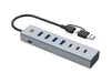 EAN 4015867238295 - Conceptronic HUBBIES20GP hub de interfaz USB 3.2 Gen 1 (3.1 Gen 1) Type-C 5000 Mbit/s Gris imagen 3
