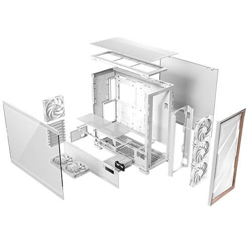 EAN 0761345101561 - Antec FLUX PRO White EUV Full Tower Blanco, Madera imagen 20