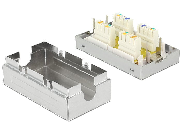 EAN 4043619864195 - DeLOCK 86419 caja de conexiones de red Cat6 Metálico imagen 2