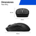 EAN 0198701895138 - HP 705 Rechargeable Wireless Mouse ratón Oficina Ambidextro Bluetooth + USB Type-A 6000 DPI imagen 2