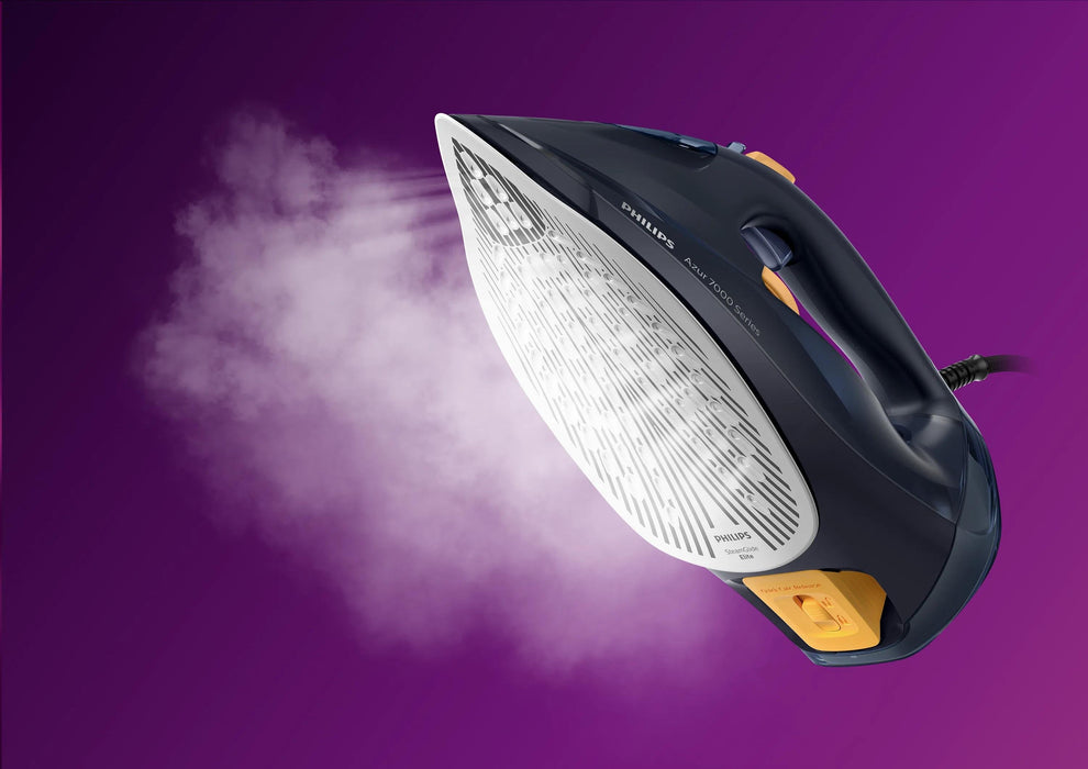 EAN 8720389016103 - Philips 7000 series DST7060/20 plancha Plancha a vapor Suela SteamGlide Elite 3000 W Azul, Amarillo imagen 6