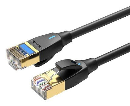 Vention Cat.8 Sftp Patch Cable Cabl Rj45 30awg 3m Black Slim